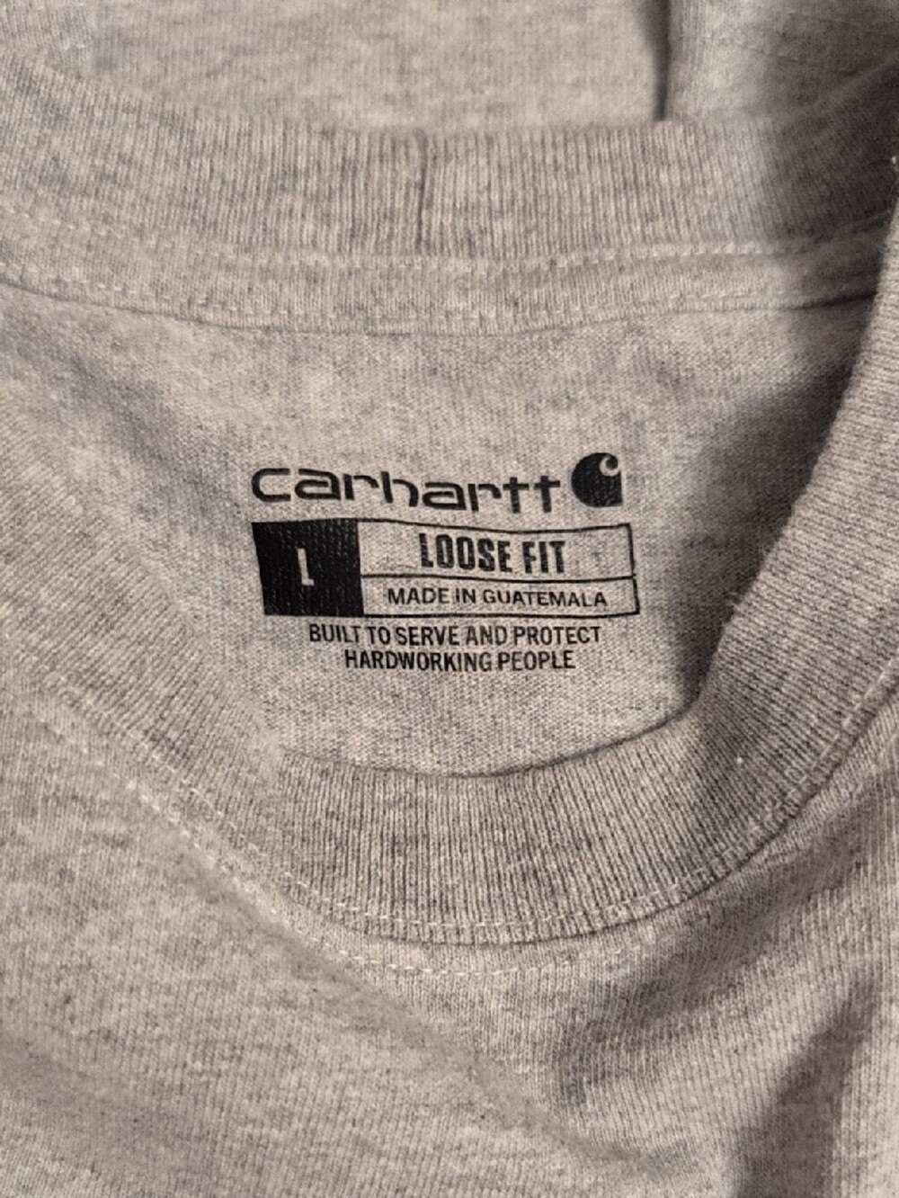 Two Carhartt Men's Short Sleeve Pocket T-shirts - Picture 5 of 5